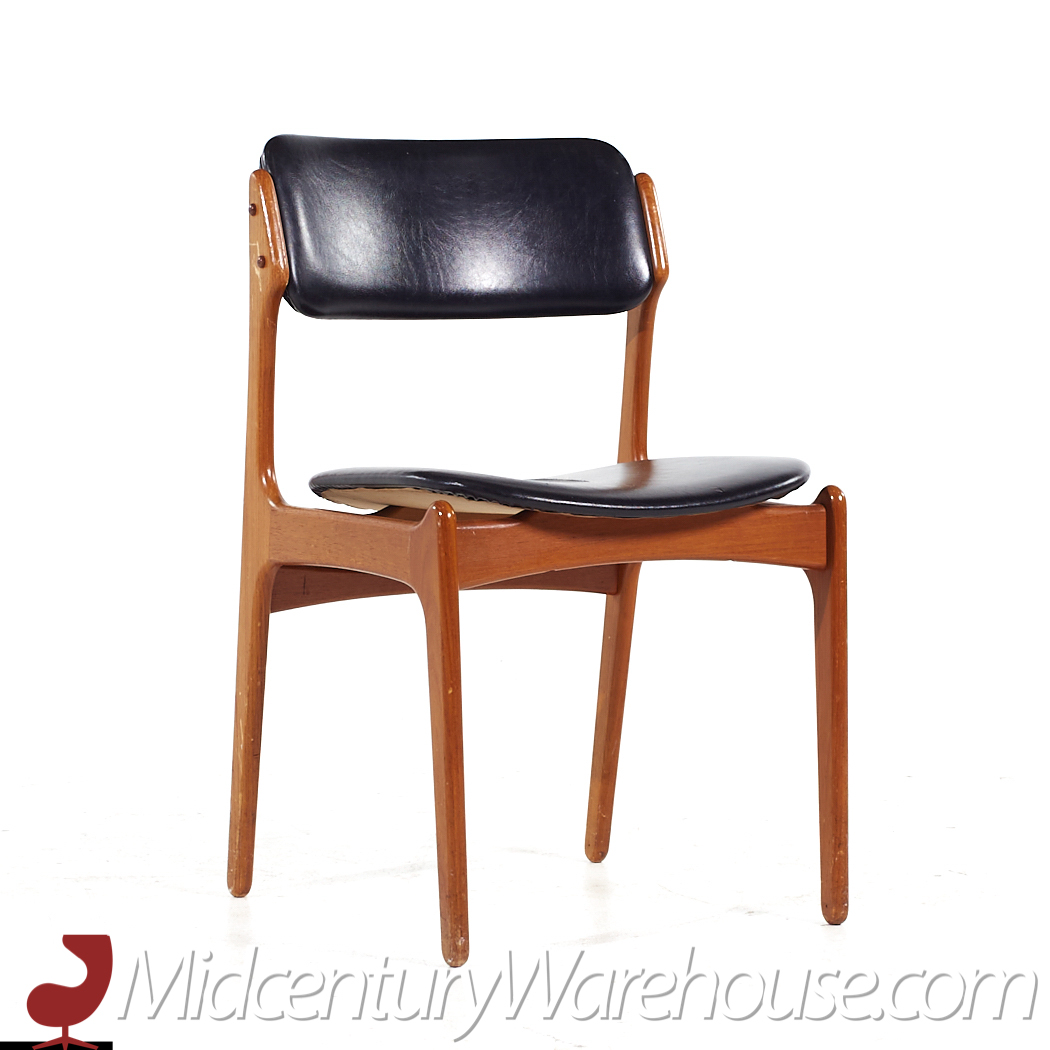 Erik Buch Model 49 Mid Century Danish Teak Chairs