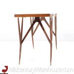 Ico Parisi for Singer and Sons Mid Century Walnut and Brass Console Table