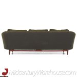 Jens Risom Model 2516 Mid Century Walnut Sofa
