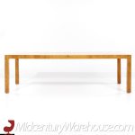 Lane Mid Century Burlwood Expanding Dining Table with 2 Leaves