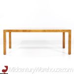 Lane Mid Century Burlwood Expanding Dining Table with 2 Leaves