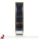 Mastercraft Style Mid Century Brass and Glass Display Case