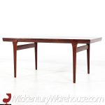 Niels Moller Mid Century Danish Rosewood Hidden Leaf Expanding Dining Table with 2 Leaves