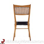 Paul Mccobb for Calvin Mahogany and Cane Dining Chairs - Set of 6