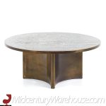 Philip and Kelvin Laverne Mid Century Eternal Forest Bronze Coffee Table