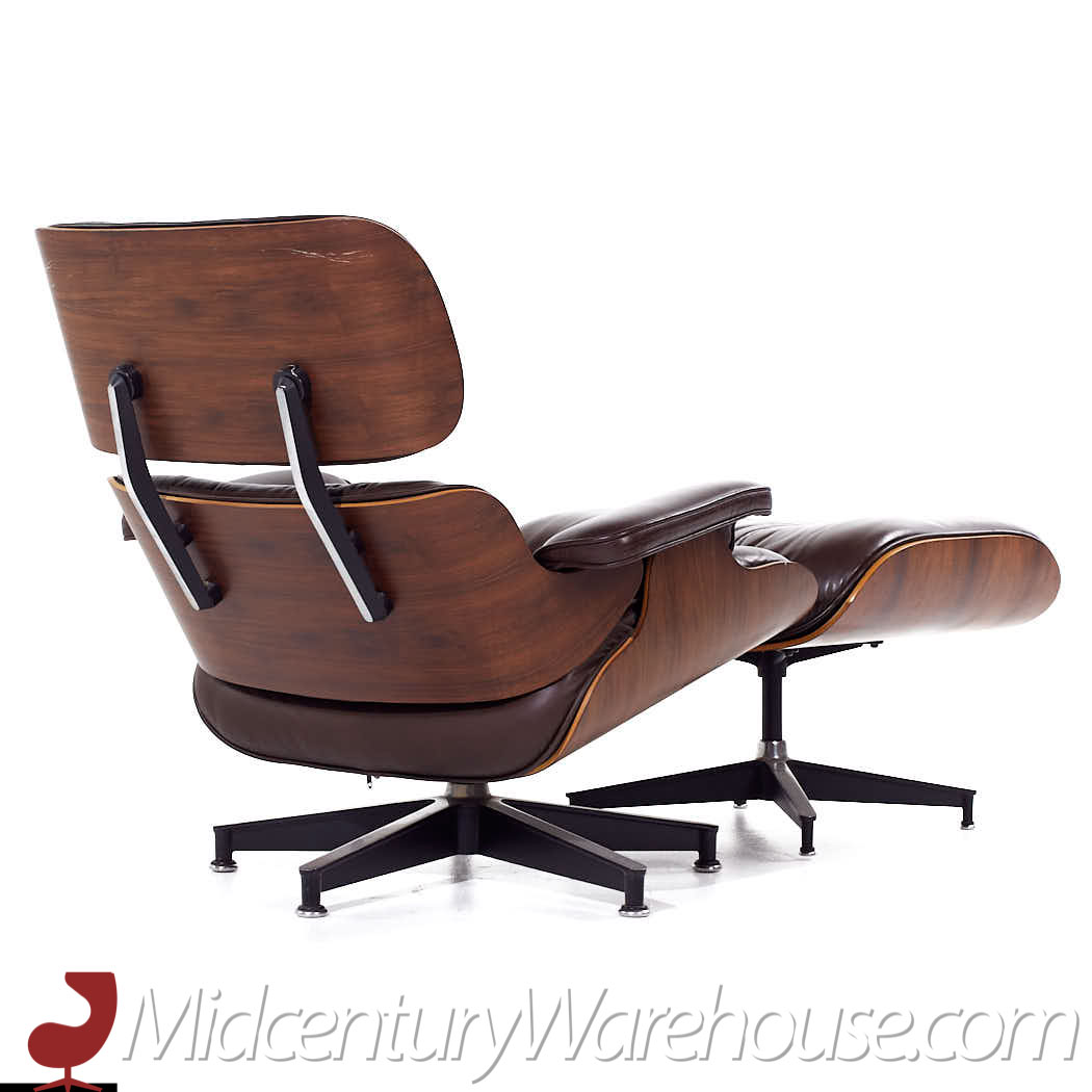 Charles & Ray Eames for Herman Miller Rosewood Lounge Chair and Ottoman