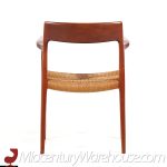 Niels Moller Model 57 and 77 Mid Century Danish Teak and Rope Dining Chairs - Set of 8