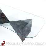 Paul Evans Mid Century Sculpted Steel and Polychrome Bowtie Coffee Table