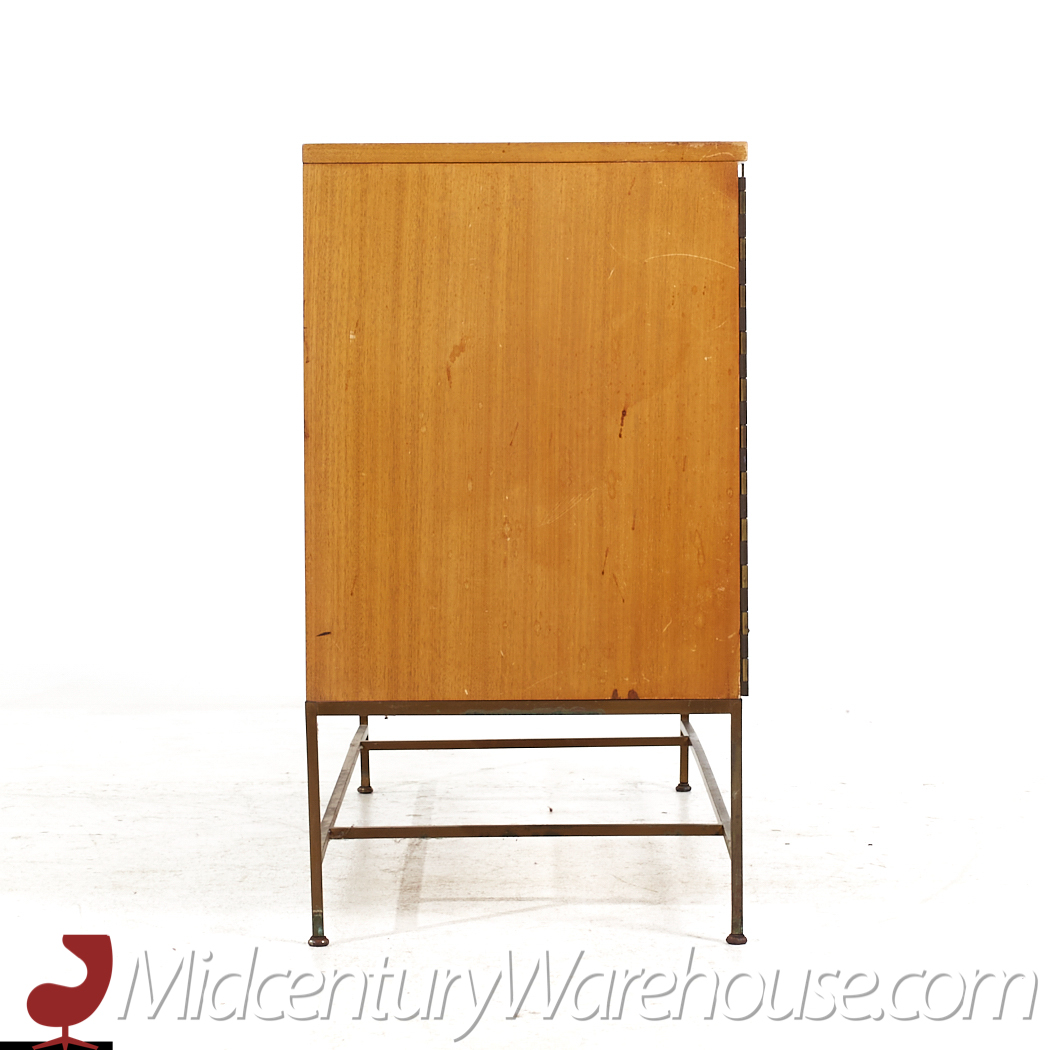 Paul Mccobb for Calvin Mid Century Bleached Mahogany Credenza and Hutch
