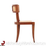 Michael Taylor for Baker Mid Century Klismos Cane Dining Chairs - Set of 6