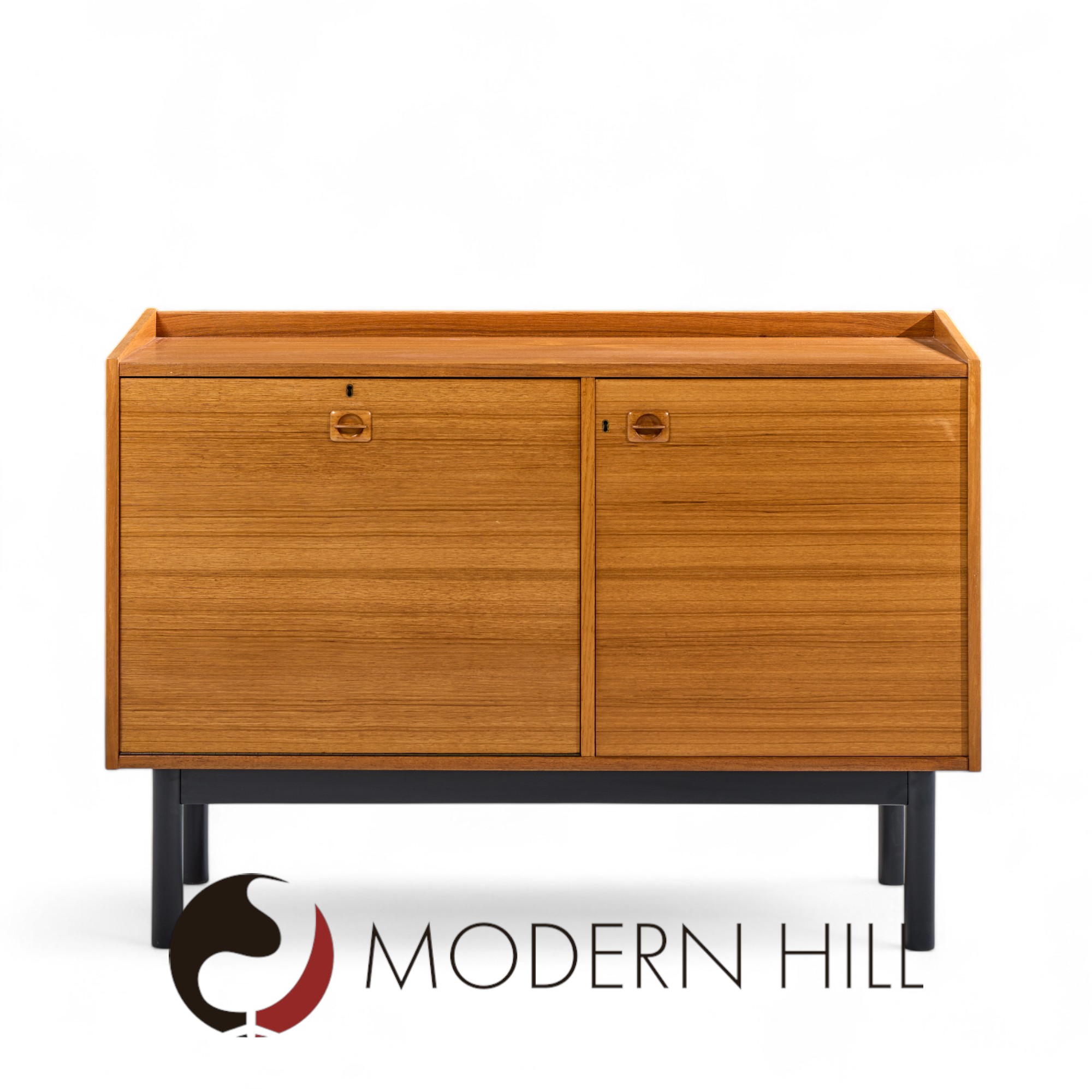 Mid Century Danish Teak Bar Cabinet