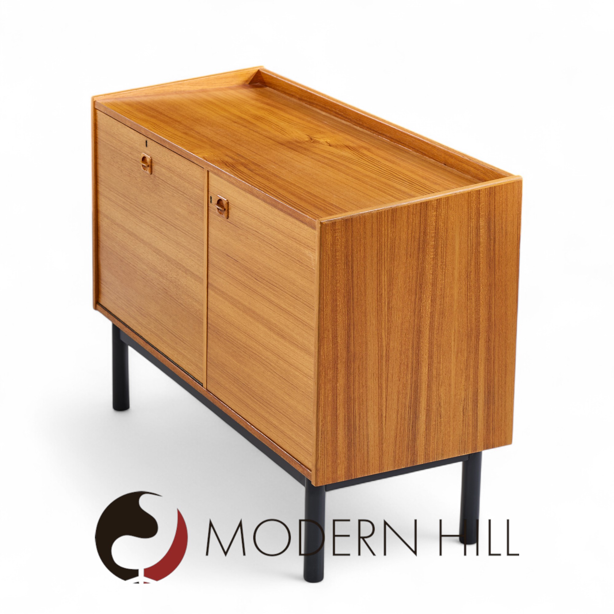 Mid Century Danish Teak Bar Cabinet