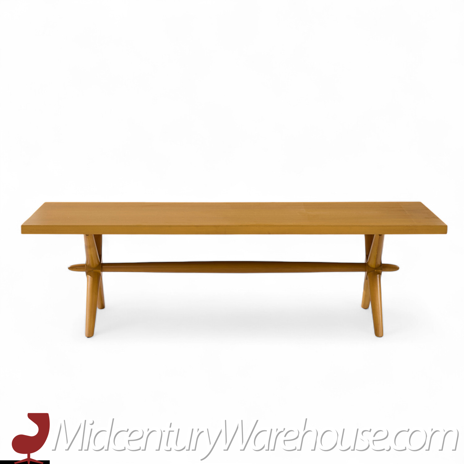 Robsjohn Gibbings for Widdicomb Mid Century X Base Coffee Table