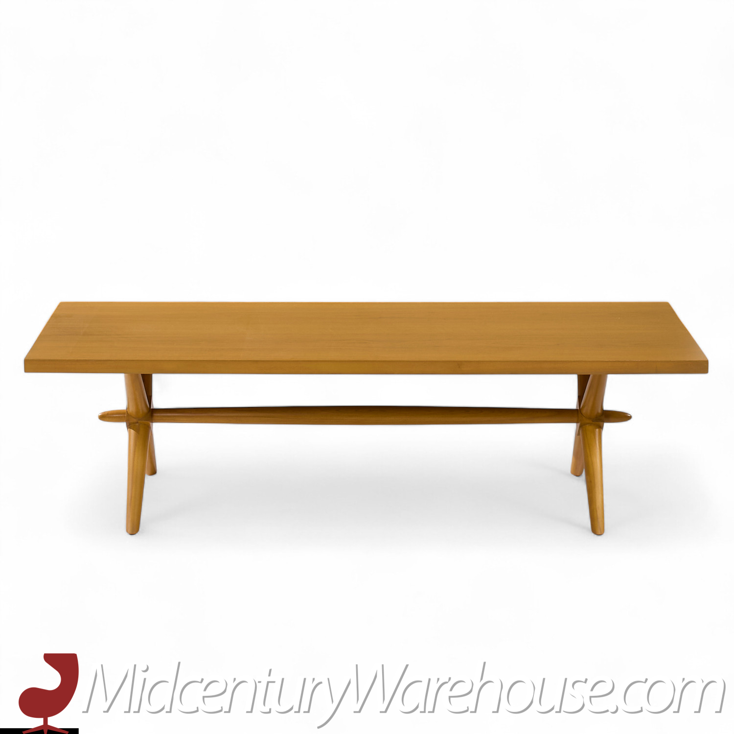 Robsjohn Gibbings for Widdicomb Mid Century X Base Coffee Table