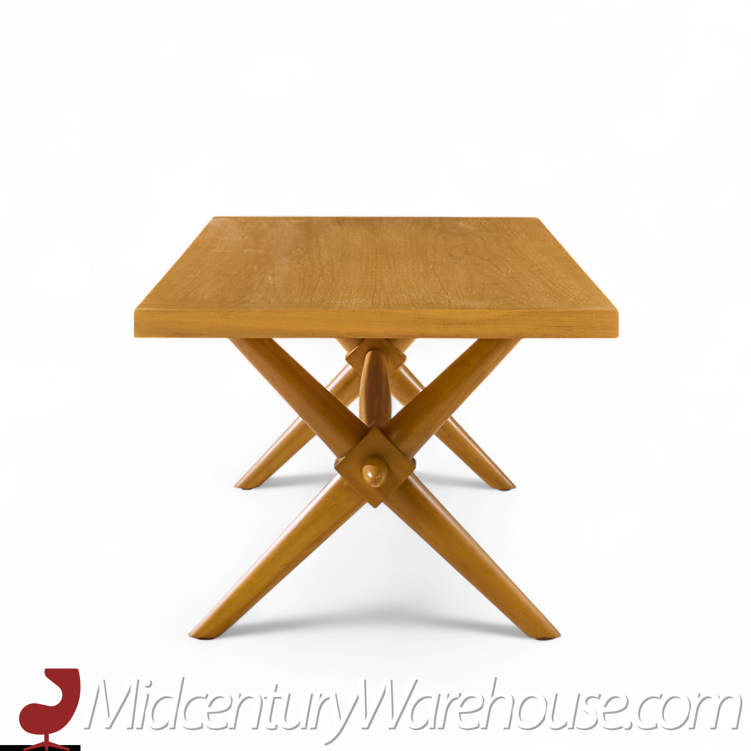 Robsjohn Gibbings for Widdicomb Mid Century X Base Coffee Table