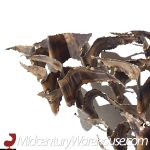 Silas Seandel Style Mid Century Brutalist Brass Birds Wall Sculpture