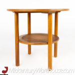 Conant Ball Mid Century Maple and Cane Side Table