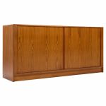Dyrlund Mid Century Danish Teak Tambour Door Lowboy Dresser | Mid Century Modern Furniture - Mid Century Furniture Chicago Dyrlund Mid Century Danish Teak Tambour Door Lowboy Dresser