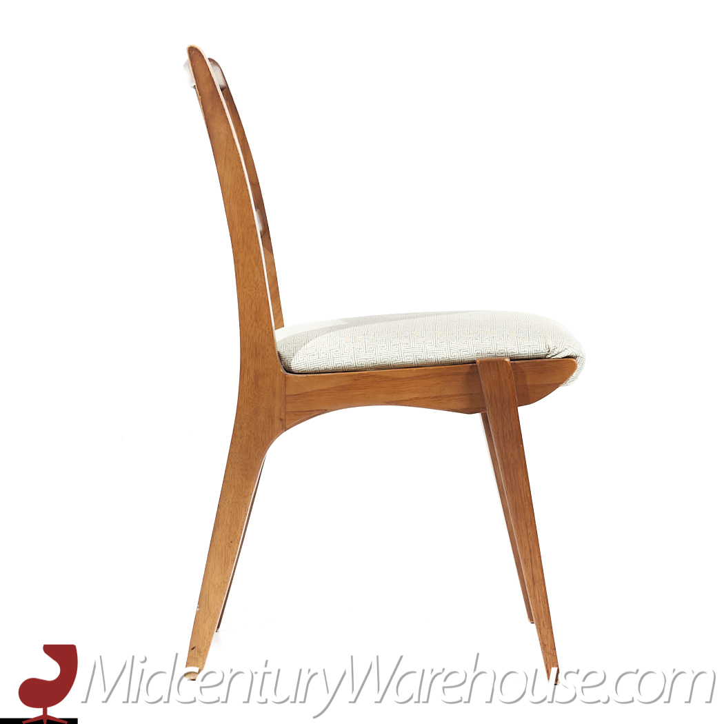 John Van Koert for Drexel Mid Century Walnut Dining Chairs - Set of 6