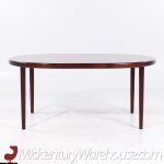 Kofod Larsen for Faarup Mobelfabrik Mid Century Danish Rosewood Expanding Dining Table with 2 Leaves
