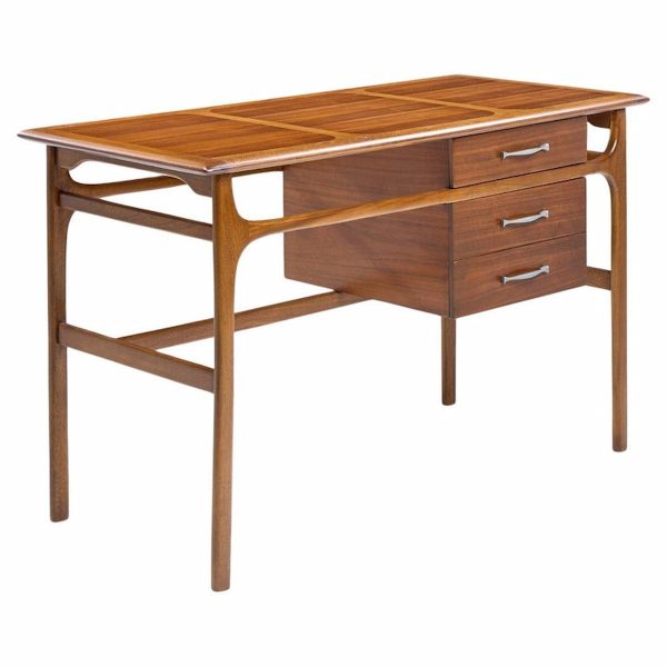lane acclaim mid century walnut desk