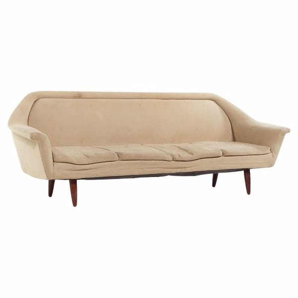 p.i. langlo mid century norwegian teak norwegian sofa