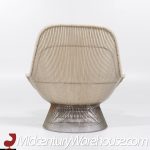 Warren Platner for Knoll Mid Century Easy Lounge Chair and Ottoman