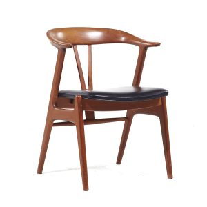 arne hovmand olsen style mid century danish teak chair
