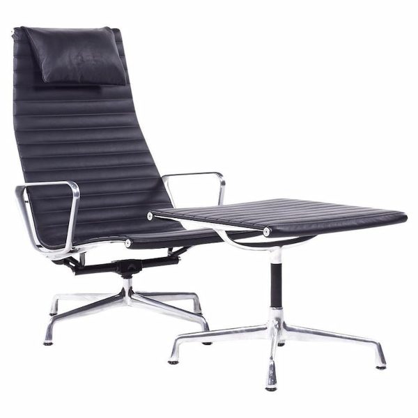 Eames Aluminum Group Chair and Ottoman