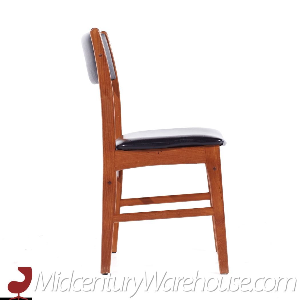 Erik Buch Style Mid Century Teak Dining Chairs - Set of 6