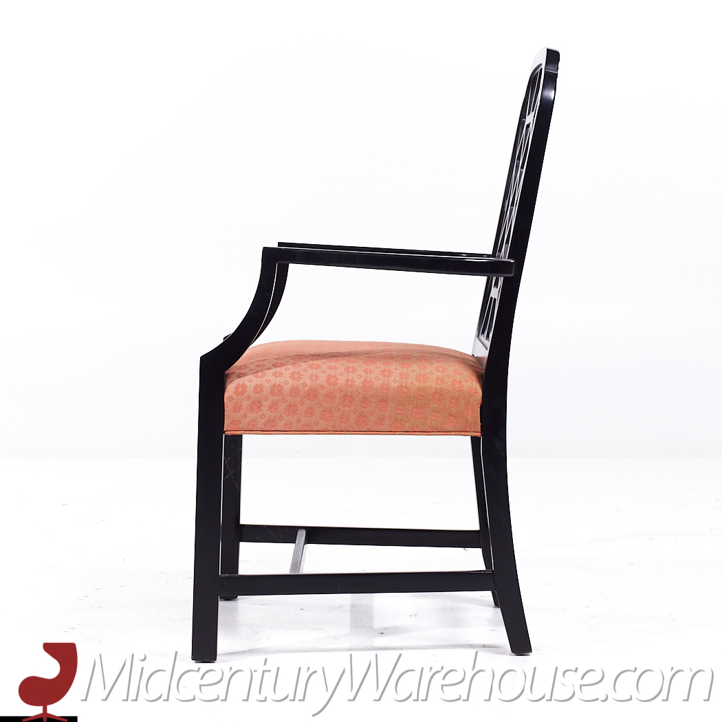 Kindel Mid Century Lattice Back Dining Chairs - Set of 6