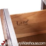 Lane Stacatto Mid Century Walnut Lowboy Dresser