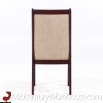 Mid Century Danish Rosewood Upholstered Dining Chairs - Set of 4