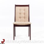 Mid Century Danish Rosewood Upholstered Dining Chairs - Set of 4