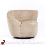 Vladimir Kagan Style Weiman Nautilus Mid Century Chairs - Pair