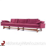 Adrian Pearsall for Craft Associates Mid Century Long Gondola Sofa