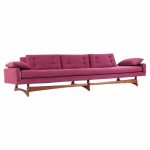 Adrian Pearsall for Craft Associates Mid Century Long Gondola Sofa