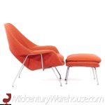 Florence Knoll Mid Century Womb Chair with Ottoman