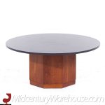 Fred Kemp for Founders Mid Century Soapstone and Walnut Coffee Table