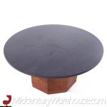 Fred Kemp for Founders Mid Century Soapstone and Walnut Coffee Table