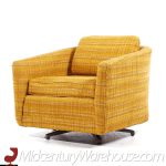 Harvey Probber Mid Century Swivel Lounge Chairs - Pair