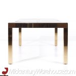 Mastercraft Mid Century Brass and Glass Dining Table