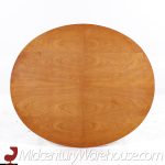 Michael Taylor for Baker Mid Century Walnut Expanding Dining Table with 2 Leaves
