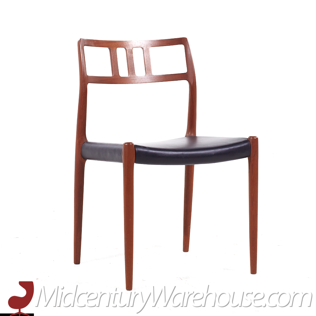 Niels Moller Model 79 and 64 Mid Century Danish Teak Dining Chairs - Set of 8