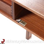 Peter Lovig Mid Century Danish Teak Flip Top Desk