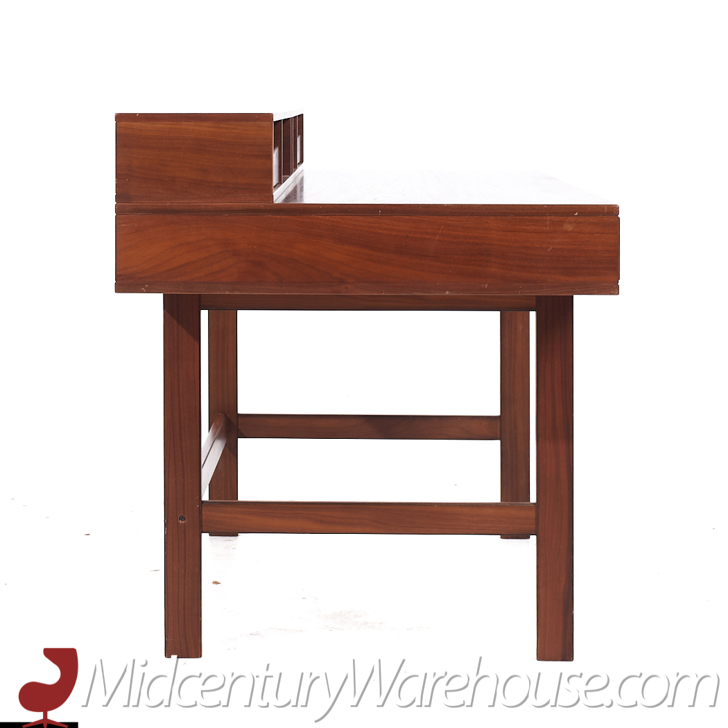 Peter Lovig Mid Century Danish Teak Flip Top Desk