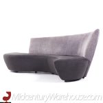 Vladimir Kagan for Preview Bilbao Mid Century Sofa