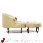 Adrian Pearsall for Craft Associates Mid Century Havana Chair with Ottoman