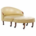 Adrian Pearsall for Craft Associates Mid Century Havana Chair with Ottoman