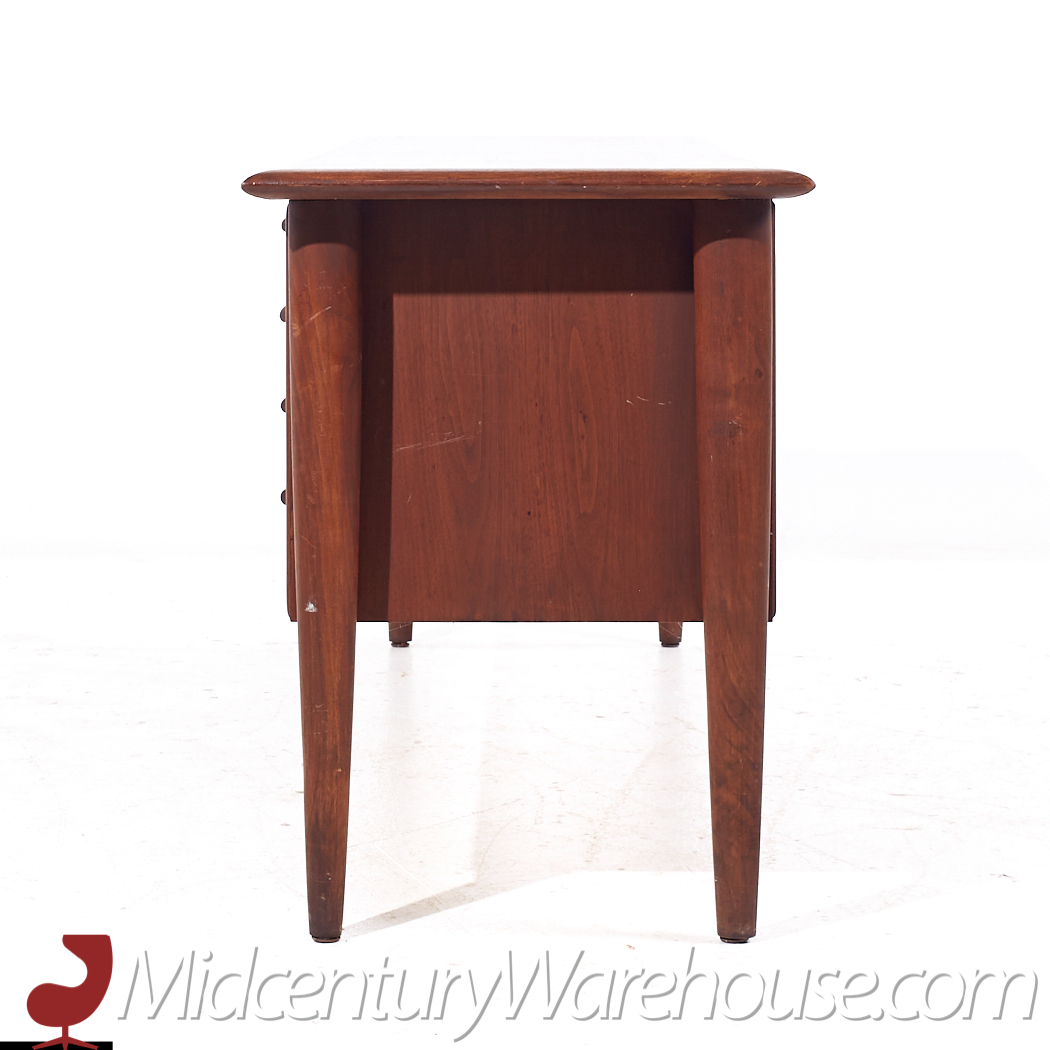 Alma Castilian Mid Century Walnut Credenza